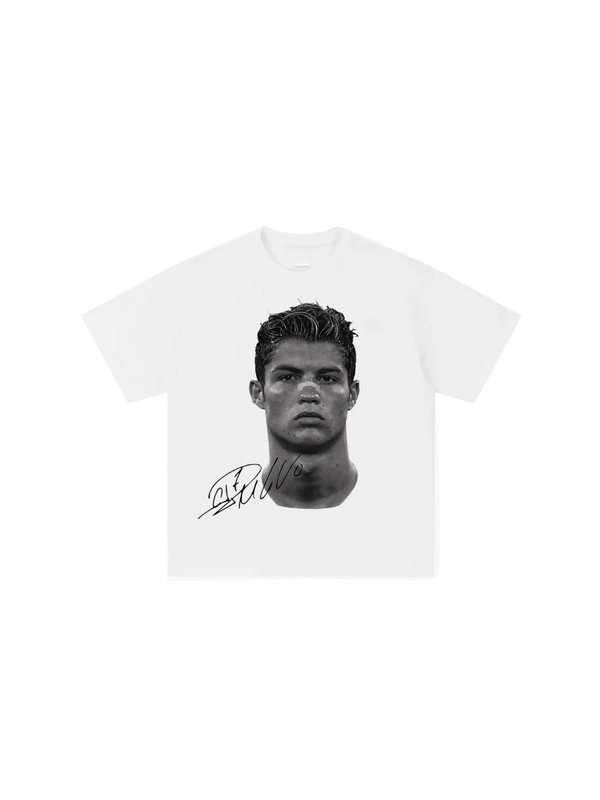 Ronaldo Portrait Signature T-Shirt